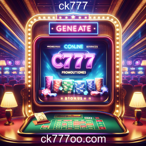 Descubra as Melhores Promoções da ck777 e Maximize Seu Jogo